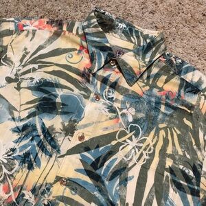 Territory Ahead Hawaiian Shirt Men's L Floral